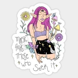 Seeker of Magic Sticker